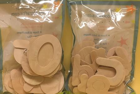 Wooden letters/ Numbers